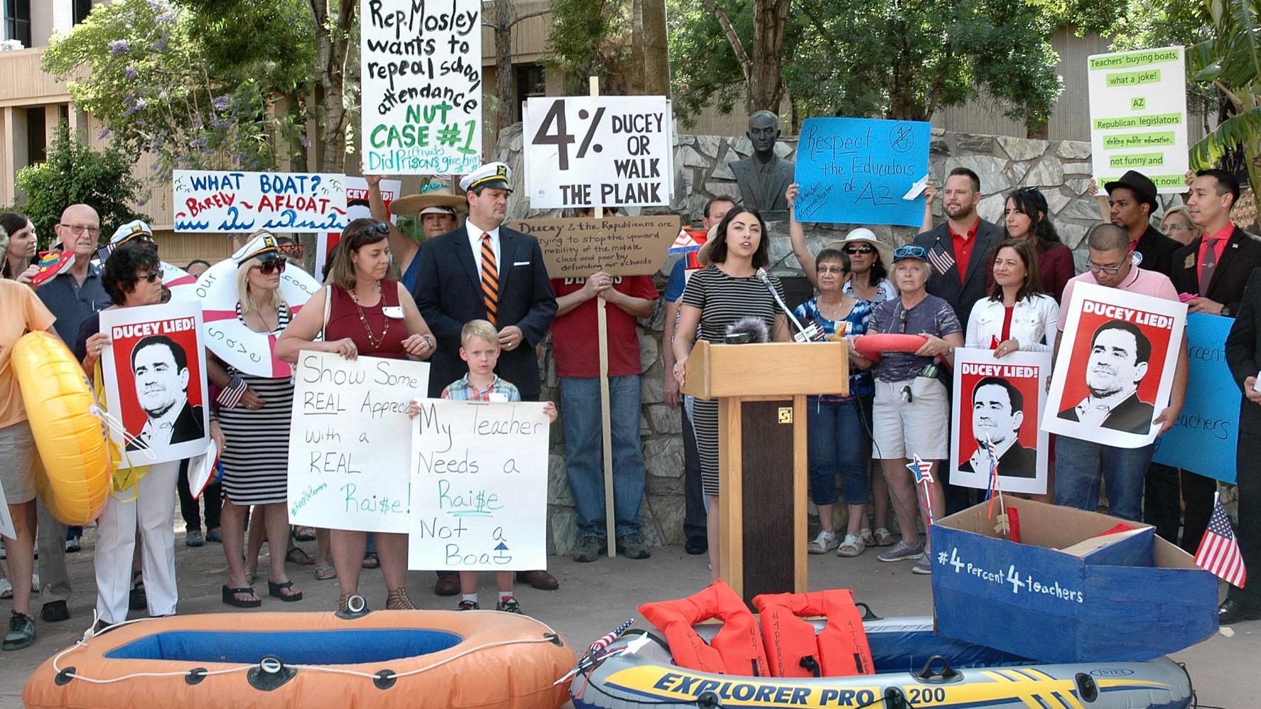 GOP budget plan would give teachers double the raise Arizona governor offered